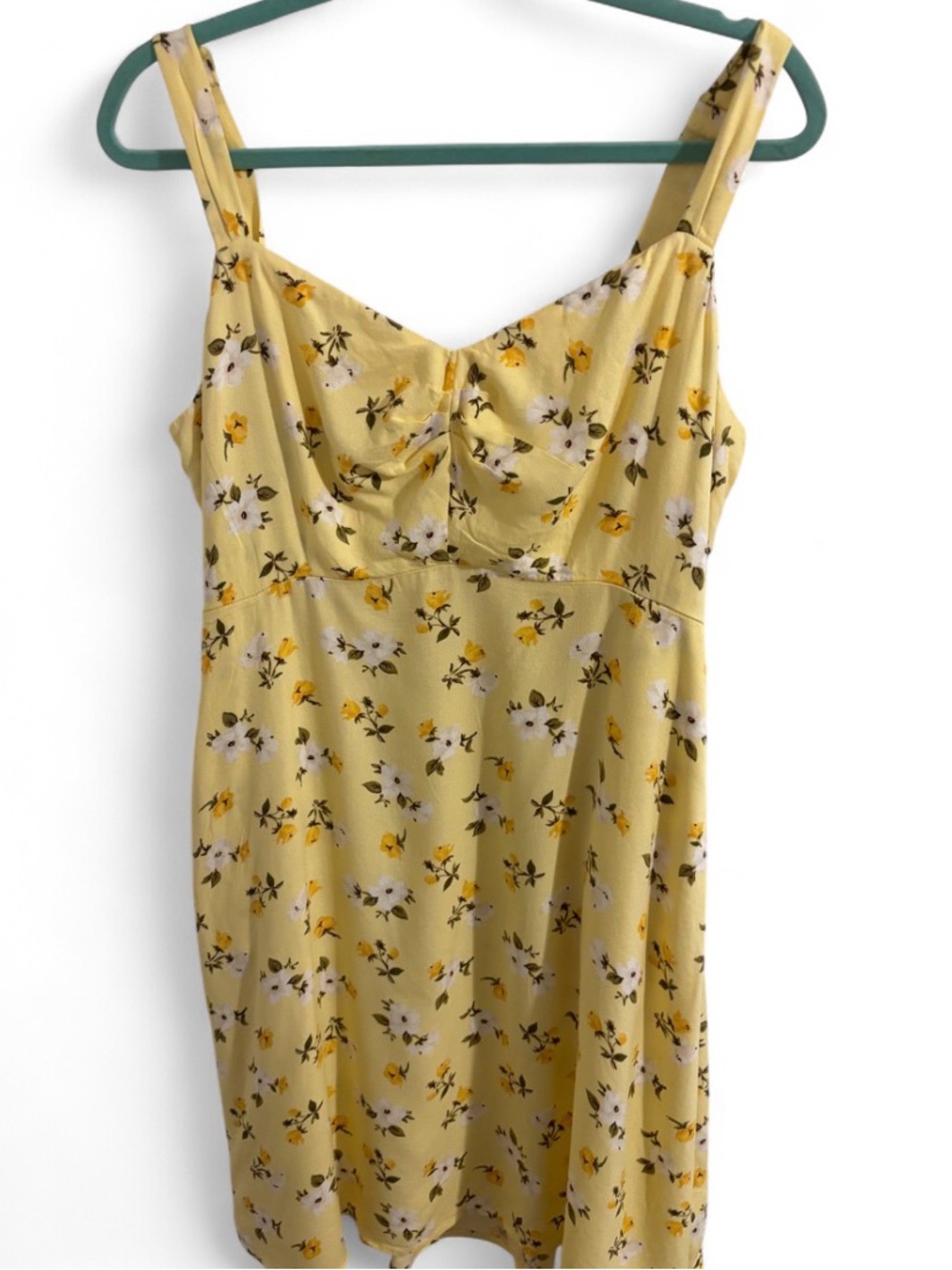 Yellow Floral Slip Dress - Women